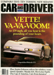 CAR & DRIVER 1992 SEPT - LINGENFELTER,ESPRIT,JR JOHNSON